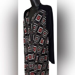 Geometric Patterned Cardigan by Cha Cha Vente